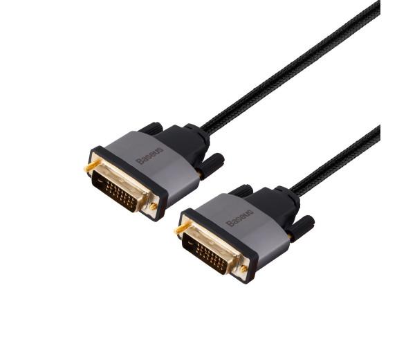 Кабель BASEUS CAKSX-Q DVI to DVI 1,2 м Black/Gray (0500033474-1821354)