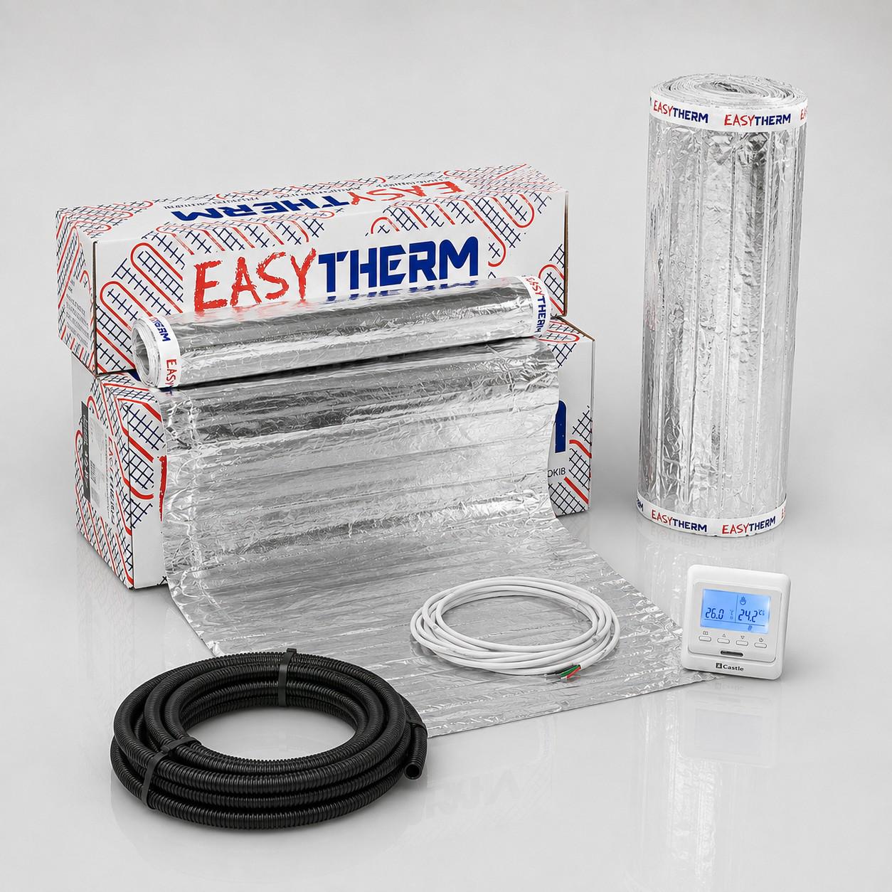 Нагревательный мат EASYTHERM EasyMate EMF Comfort 12.0 м2 1920 Вт под ламинат и паркет 3 мм (37324189)