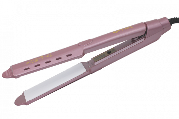 Плойка утюжок Geemy GM-2957 Розовая (300610PIER)