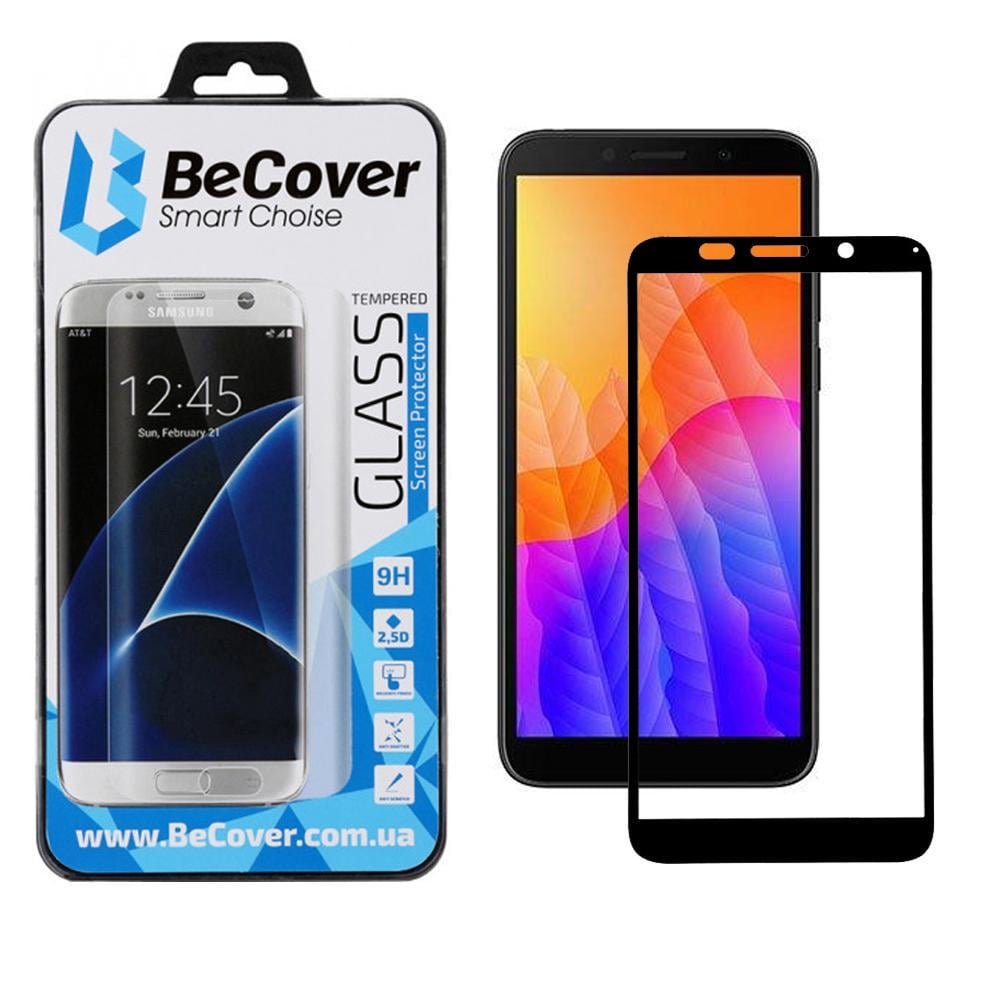 Захисне скло BeCover для Huawei Y5p Black (705035) - фото 6