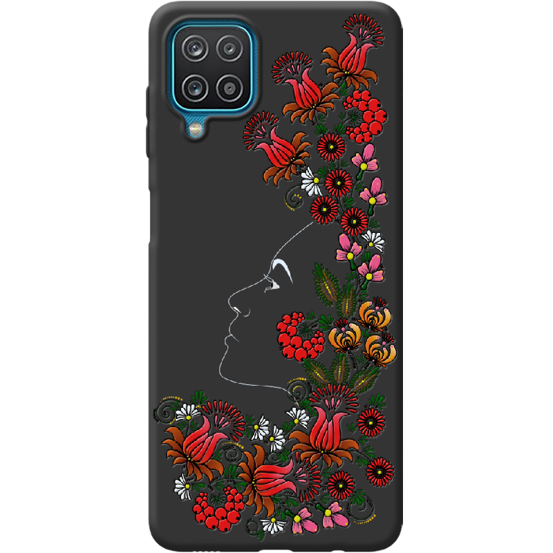 Чохол Boxface Samsung A125 Galaxy A12 3D Ukrainian Muse Чорний силікон (41506-bk64-42014)