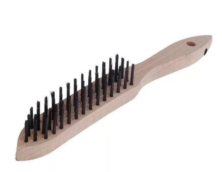 Щітка ручна PROFITOOL сталевий дріт 290х140 мм 0,35 мм 4-рядна 30005 (12146)