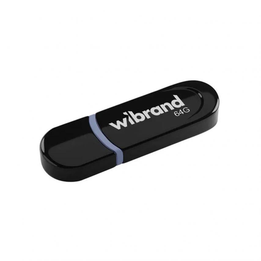 Флеш-пам'ять USB Wibrand Panther 64GB USB 2.0 Black