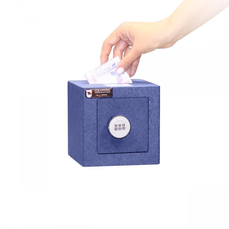 Сейф дитячий Griffon LS.15.C Blue (29190238) - фото 5 Сейф дитячий Griffon LS.15.C Blue (29190238) - фото 5