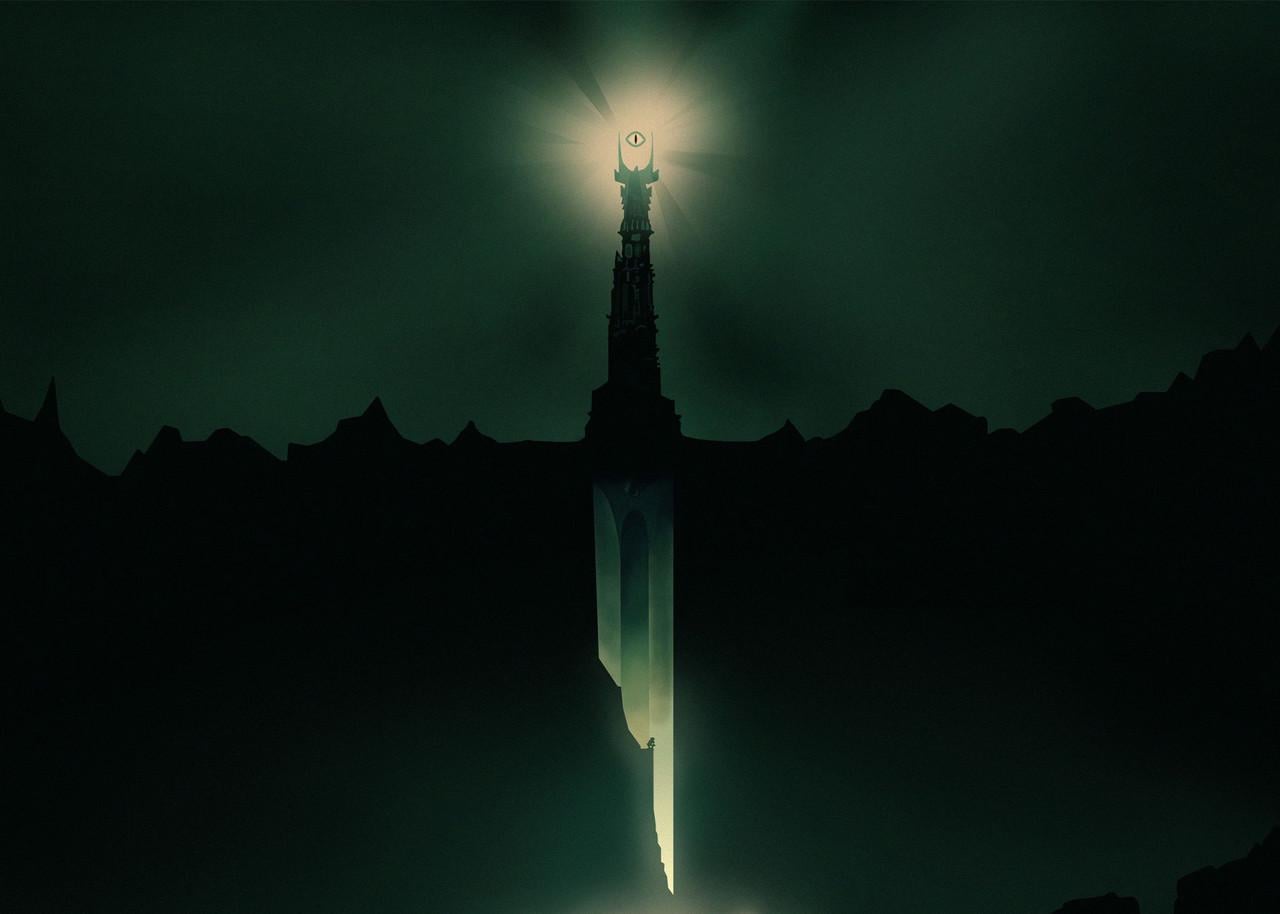 Картина постер Gee! The Lord of the Rings Властелин колец иллюстрация 60х40 см LR 09.053