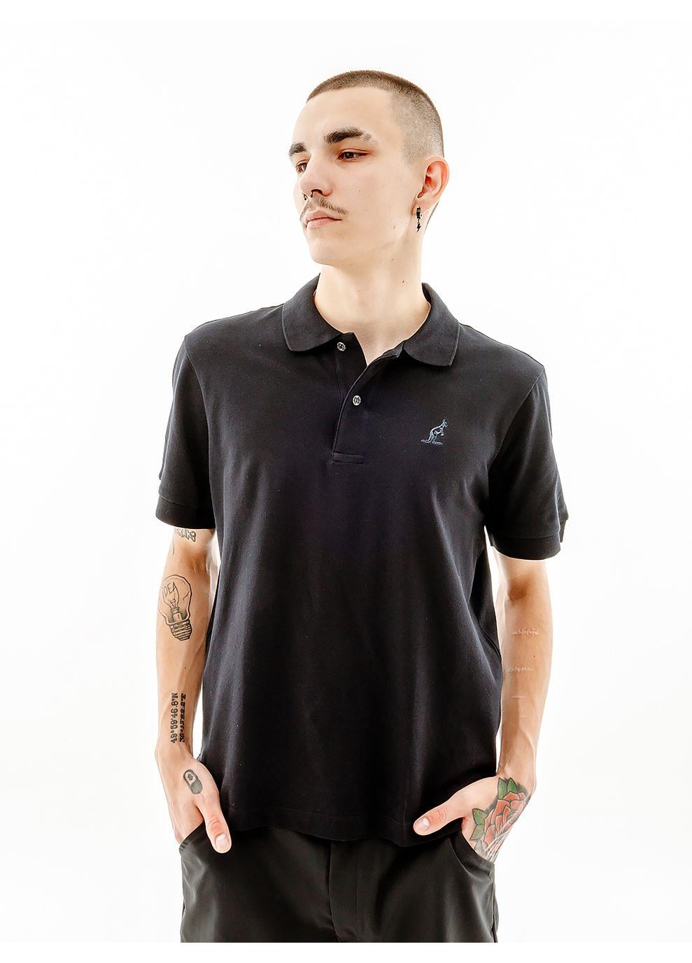 Футболка чоловіча Australian EASY PIQUE' EL POLO R-FIT 2XL Чорний (7dLSUPO0007-003 2XL)