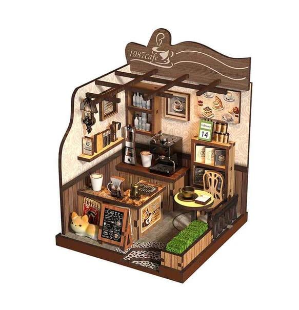 Румбокса Country Café DIY Mini House Kit AW01-001 Загородное кафе (29610674) Румбокса Country Café DIY Mini House Kit AW01-001 Загородное кафе (29610674)