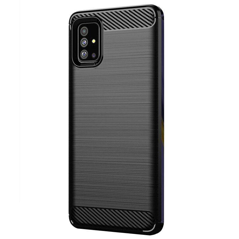 Чехол Brushed Samsung A71 (A715) Black