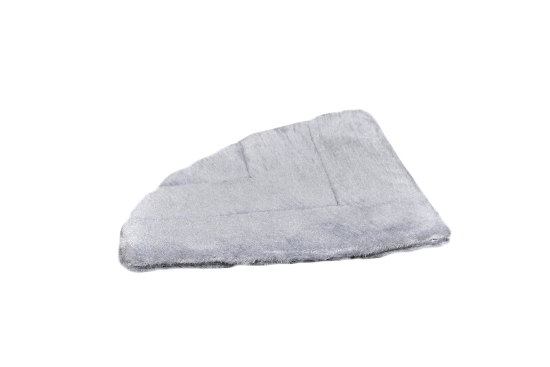 Подушка-лежак для кошек и собак Мур-Мяу треугольная 40х40 см Серый