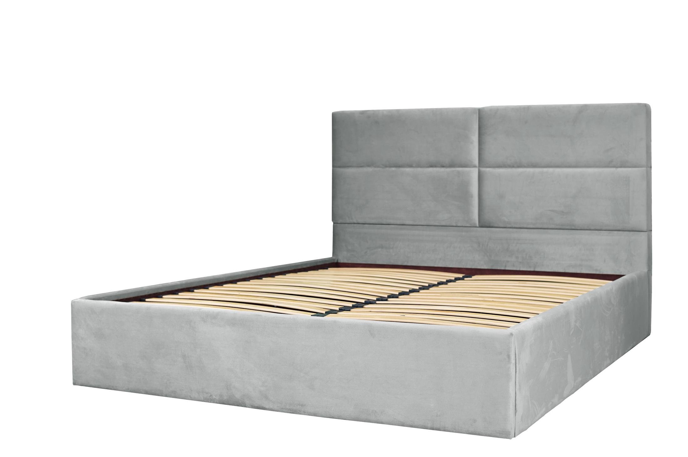 Ліжко RidneTut Johnson Lite Lili 94 160х200 см Сірий (33432-1112094) - фото 3