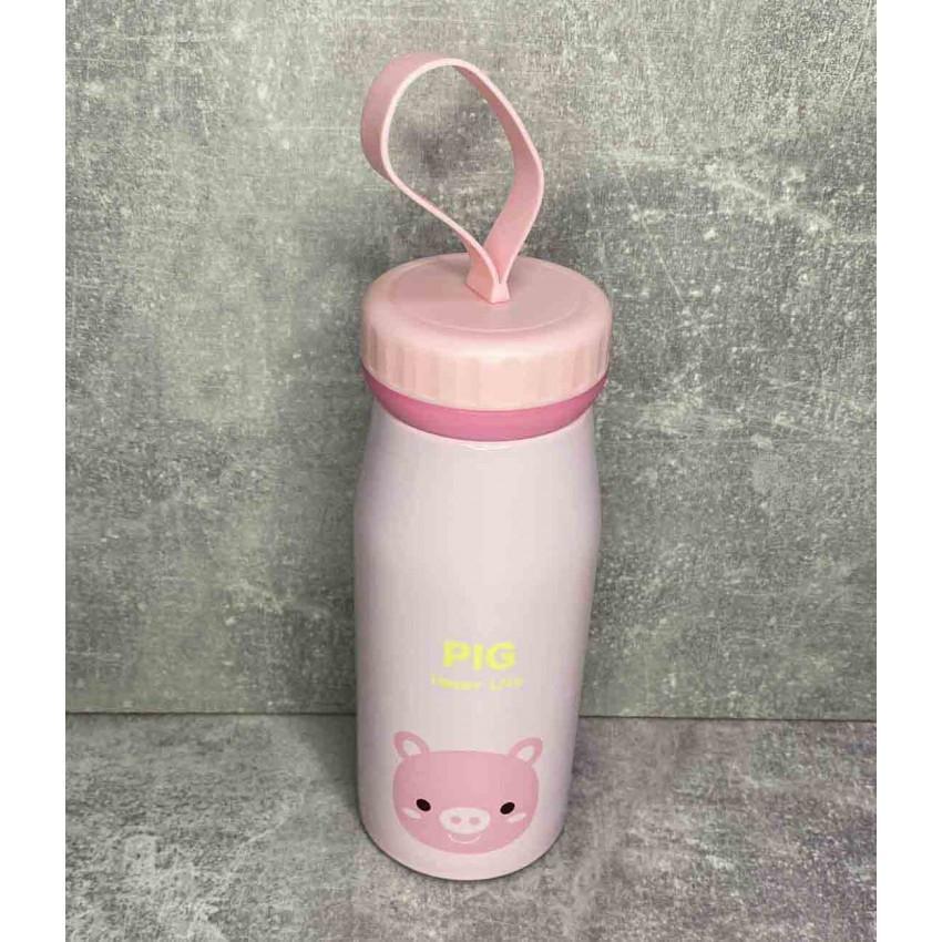 Термос детский A-PLUS Pig 1792 из нержавеющей стали (1688457476) - фото 1 Термос детский A-PLUS Pig 1792 из нержавеющей стали (1688457476) - фото 1