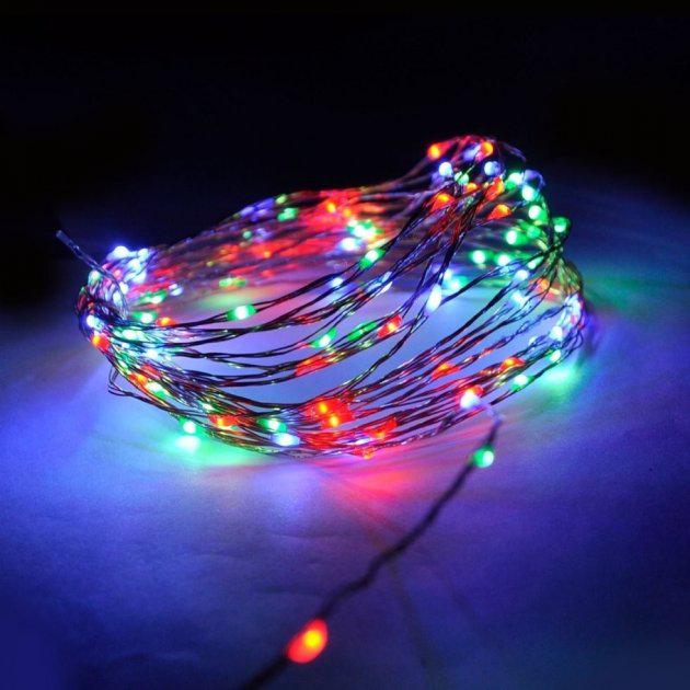 Гирлянда новогодняя UKC RD-7112 100 LED медная проволока 10 м (3-5-13817)