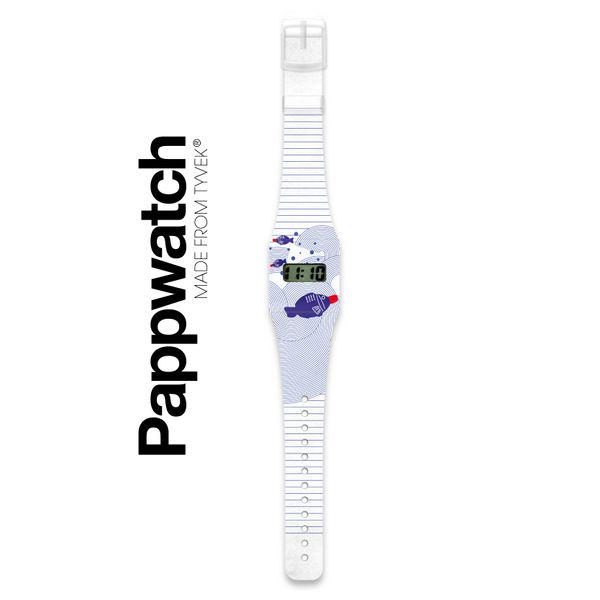 Наручний паперовий годинник Pappwatch Ocean Унісекс Електронний (ILP - OCEAN) - фото 2