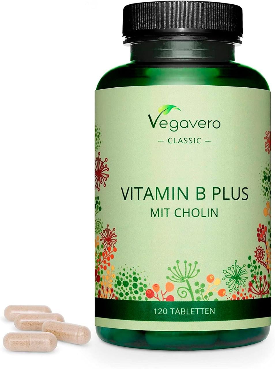 Витамины для иммунитета Vegavero Vitamin B Plus 120 таб. (500943300v)