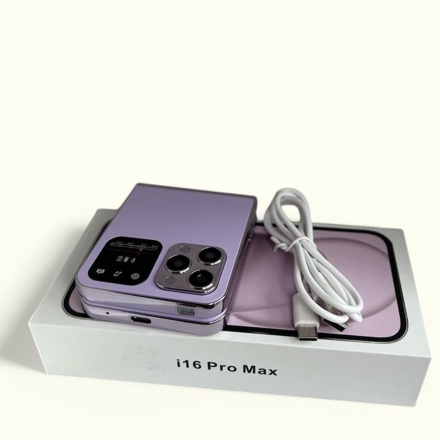 Кнопочный телефон складной мобильный SERVO Foldable Phone I16 Max 4SIM Фиолетовый - фото 6 Кнопочный телефон складной мобильный SERVO Foldable Phone I16 Max 4SIM Фиолетовый - фото 6