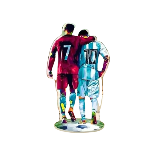 Фигурка акриловая Ronaldo Messi 11,5 см