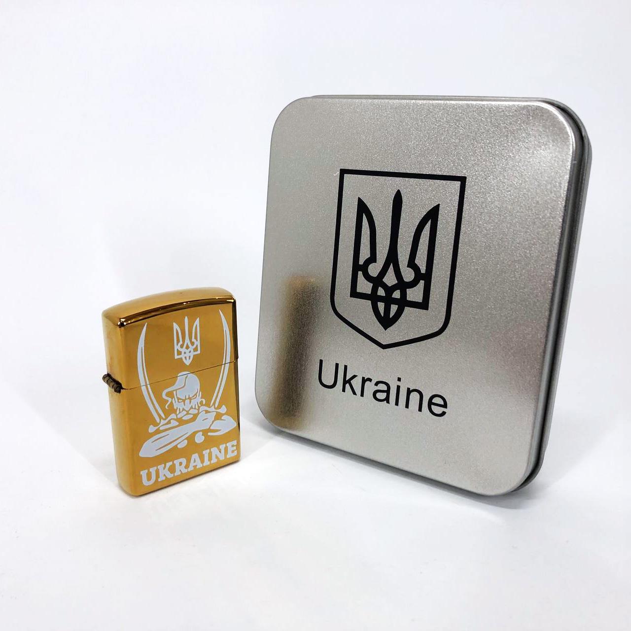 Зажигалка дуговая электроимпульсная USB Украина металлическая коробка Золотой (HL-449) - фото 14 Зажигалка дуговая электроимпульсная USB Украина металлическая коробка Золотой (HL-449) - фото 14