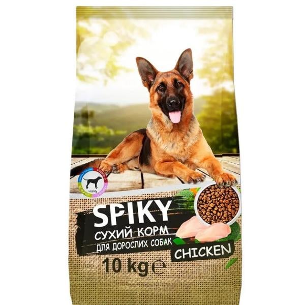 Корм для собак сухой Spiky Курятина 10 кг (15394015)