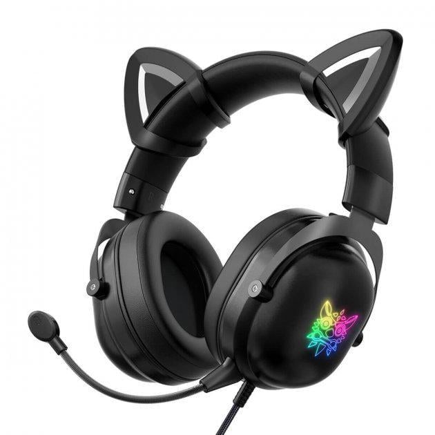 Наушники ONIKUMA Gaming CAT with LED X11 Black (0699ab53)