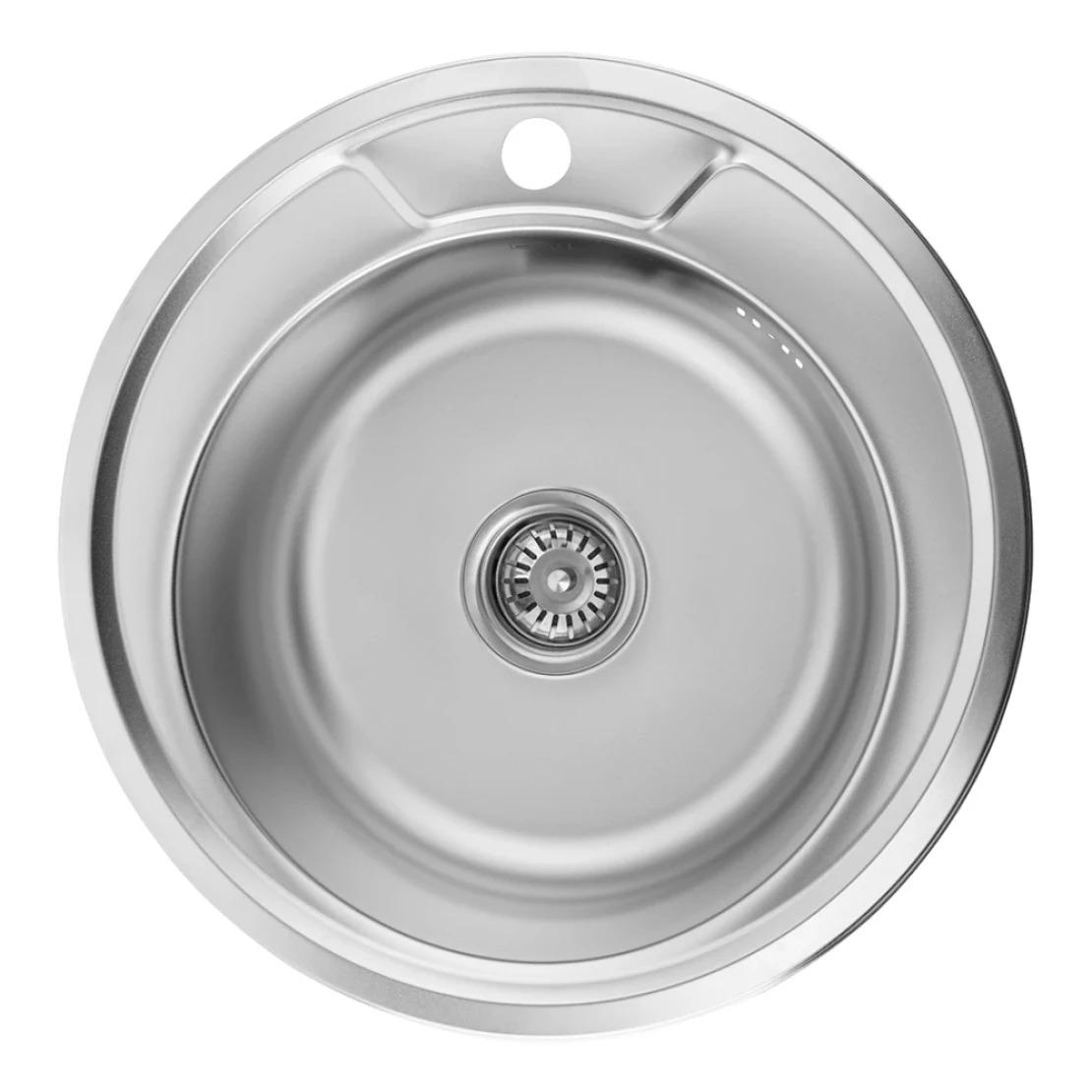 Мойка кухонная Kroner KRP Satin 490 0,6 мм (CV022764)
