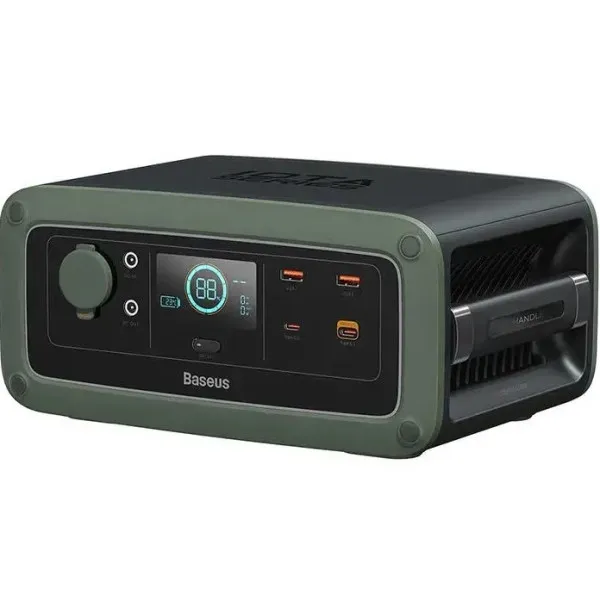 Зарядная станция портативная BASEUS ioTa Series Portable Power Station 450W DE/EU 220V Cold PPYT010206 Green (2121537743)