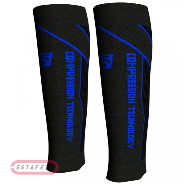 Гетры компрессионные Spaio SpeedSupport SP13 S Черный/Кобальт (5901282413678)