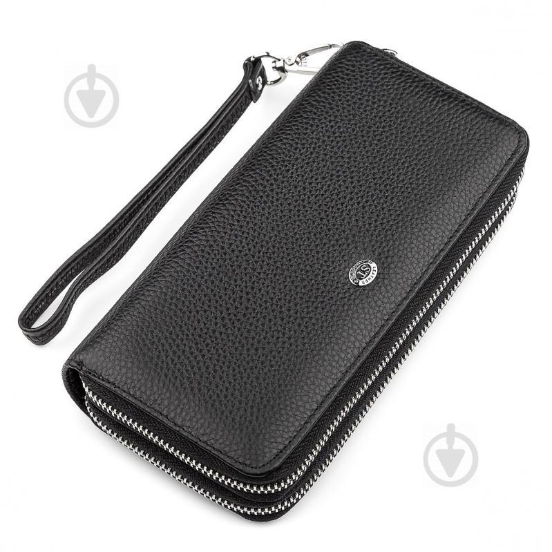 Кошелек женский ST Leather ST238-2 кожаный Черный (18446)