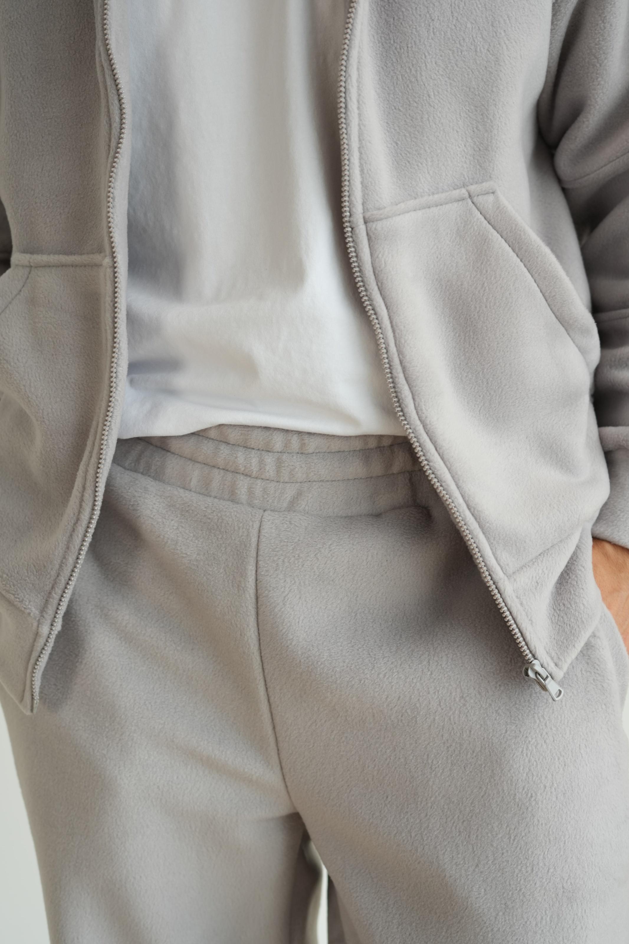 Костюм чоловічий флісовий CASUAL 3XL Світло-сірий (10304XXXLm) - фото 8 Костюм чоловічий флісовий CASUAL 3XL Світло-сірий (10304XXXLm) - фото 8