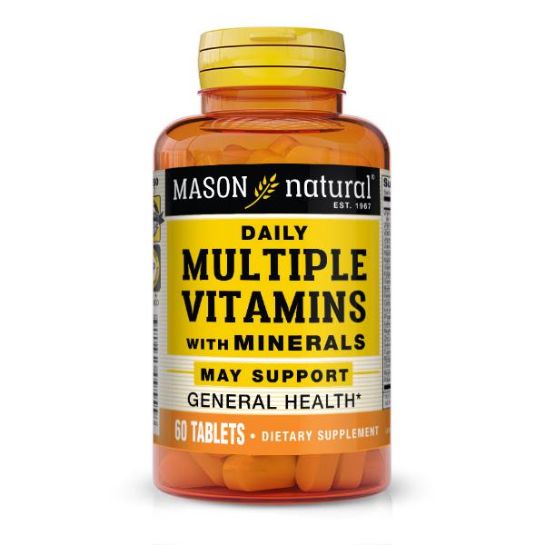 Вітамінно-мінеральний комплекс Mason Natural Daily Multiple Vitamins 60 таблеток (000021091)
