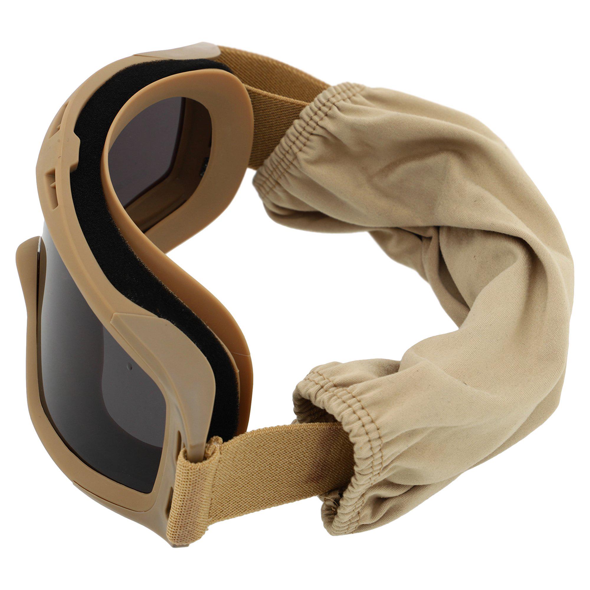 Окуляри-маска захисні SPOSUNE Хакі/Сірий (JY-023-2) - фото 6 Окуляри-маска захисні SPOSUNE Хакі/Сірий (JY-023-2) - фото 6