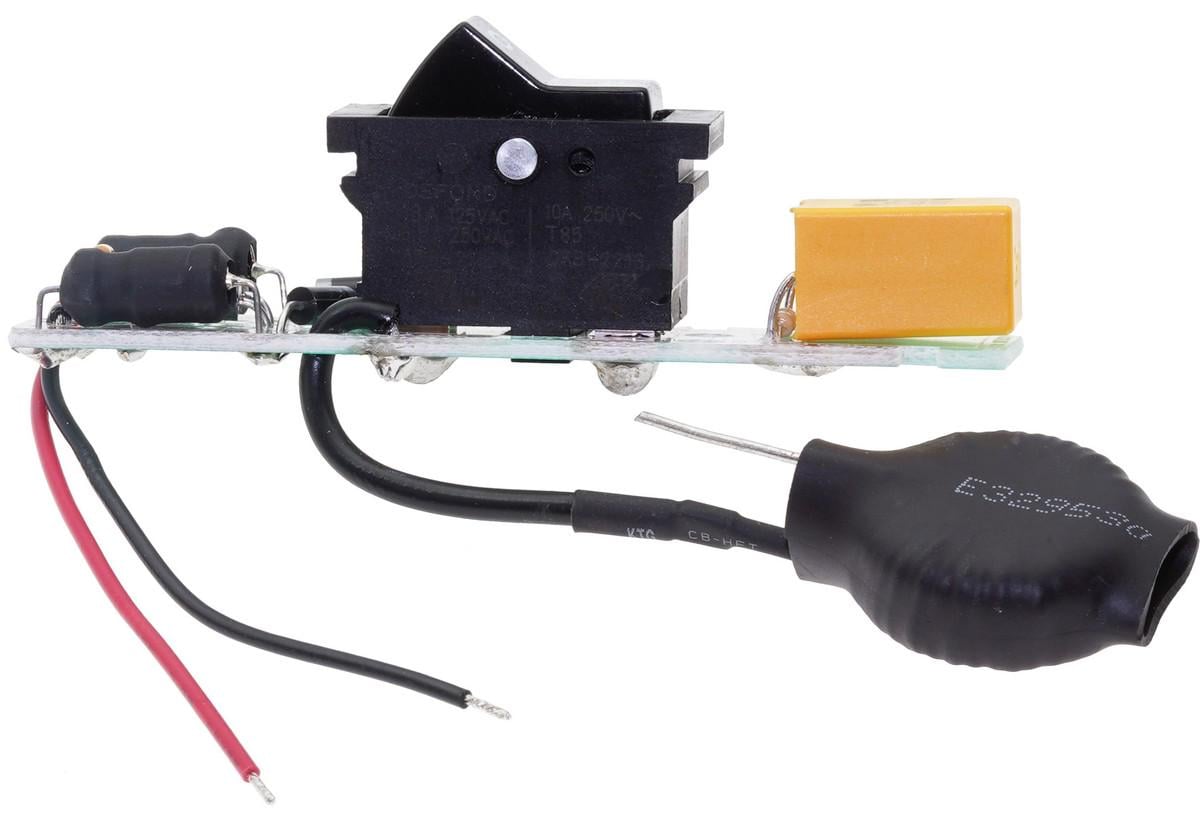 Кнопка с платой VJ Parts для строительного фена DW D26411 код N475905 (кн1698)
