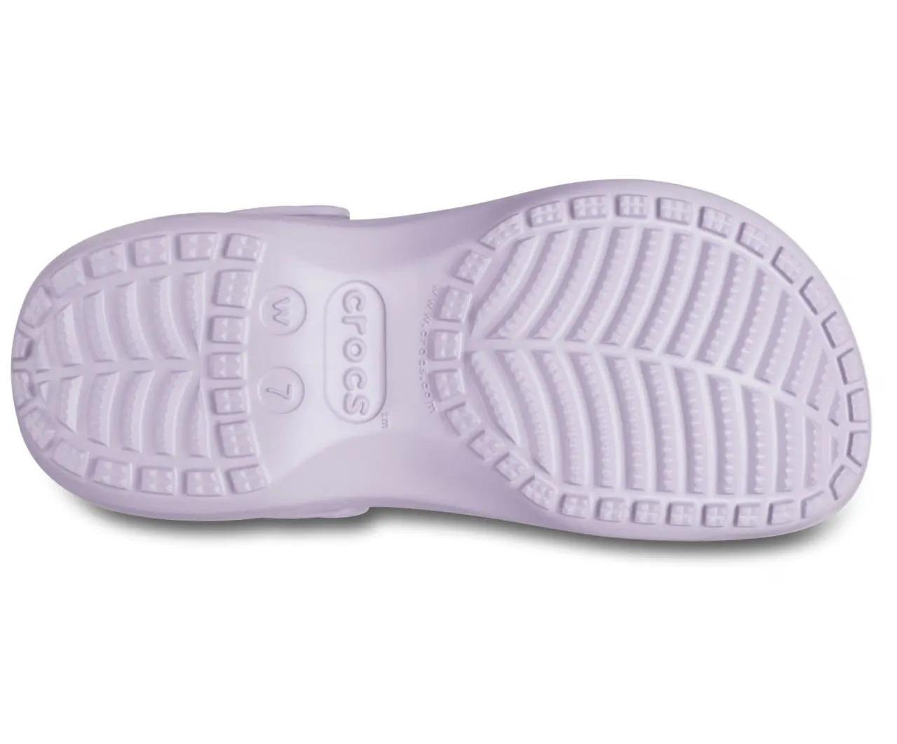 Кроксы женские Crocs Classic Platform Clog W6 р. 36 37-22 см Mauve Mist (206750) - фото 6