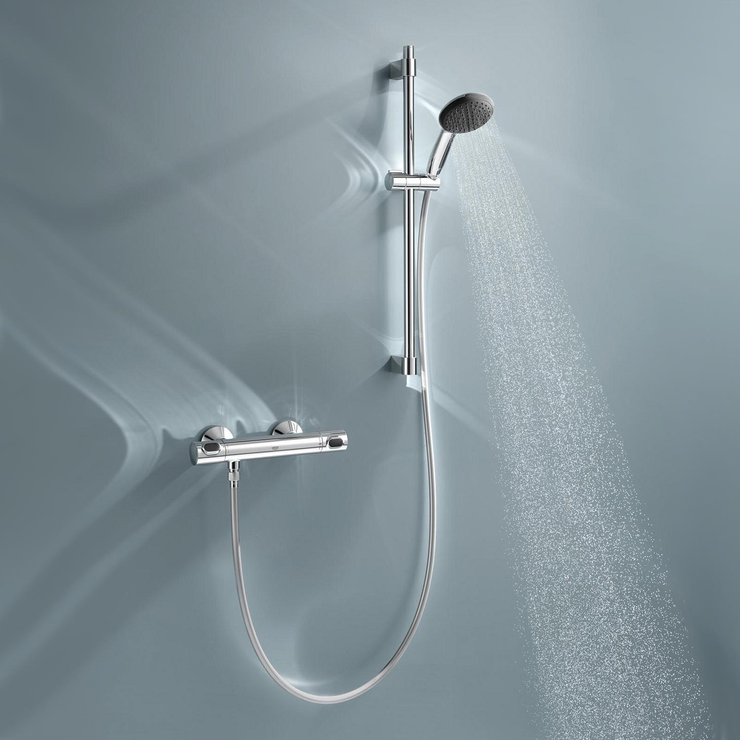 Змішувач для душу Grohe QuickFix Precision Flow 34800001 CV033241 з термостатом Хром (214241) - фото 13