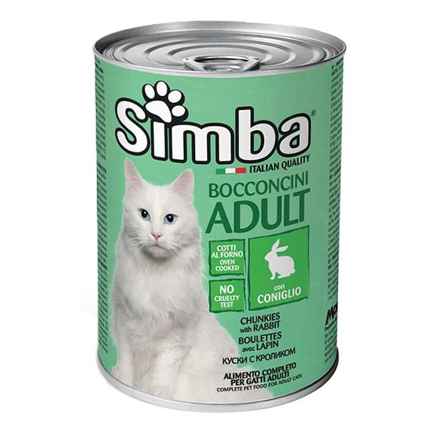 Корм для кошек влажный Monge Simba Cat Wet кролик 415 г (000025817)