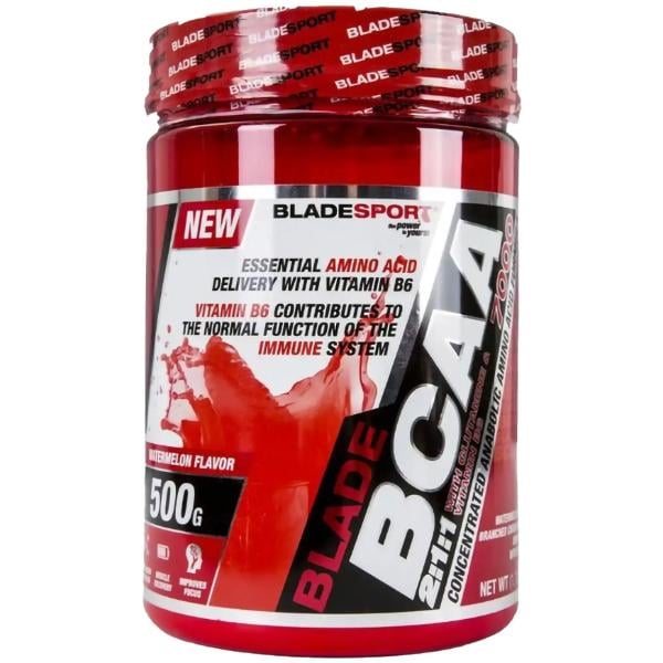 Аминокислота BCAA для спорта Blade Sport BCAA 7000 500 г 37 порций Watermelon (000023333)