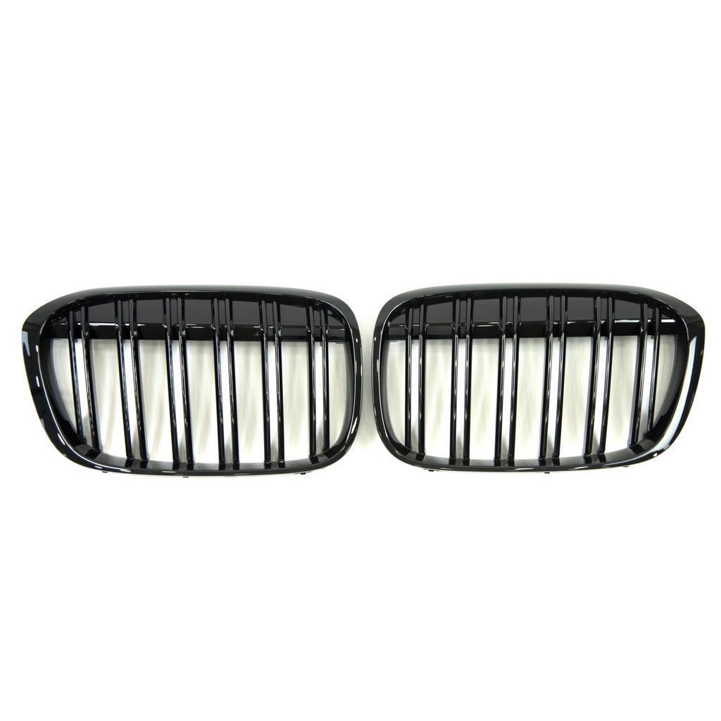 Решітка радіатора GBT для BMW X1 M-Look F-48 2015-2022 рр. пластик Чорний (27669165)
