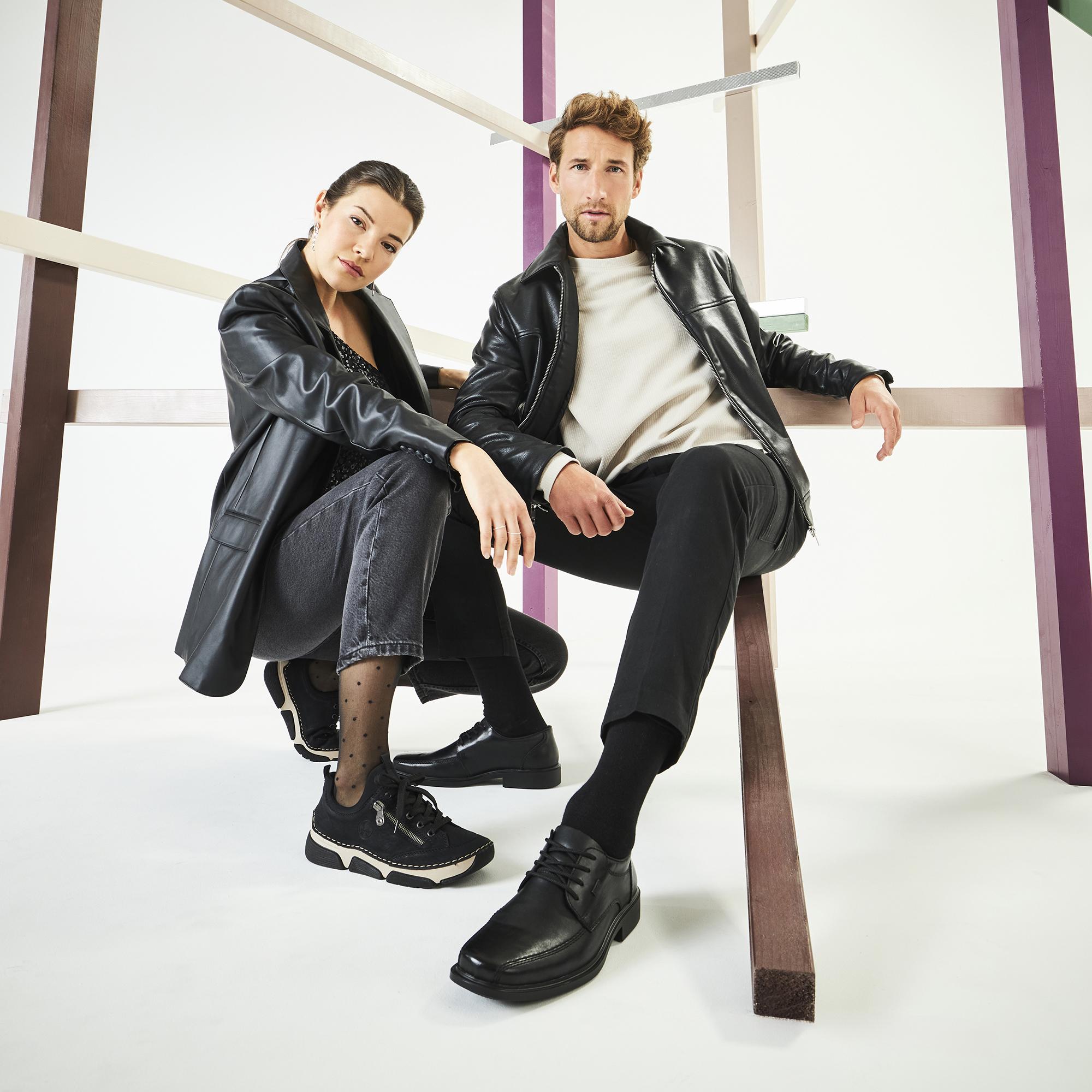 Кроссовки осенние женские RIEKER р. 41 Черный (035542-41) - фото 22