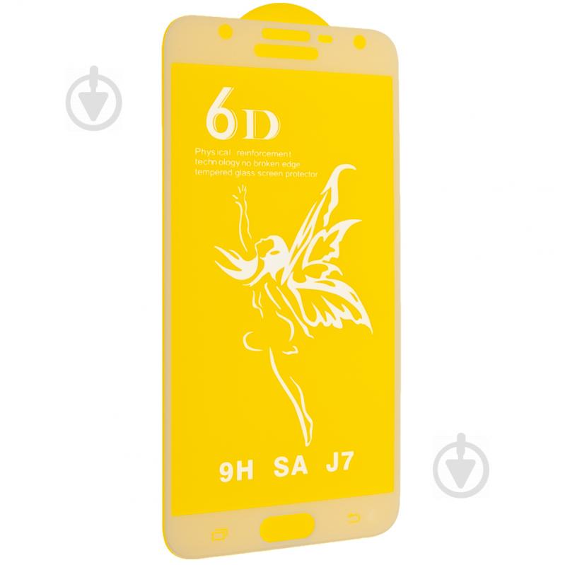 Защитное стекло 6D Premium Glass 9H Full Glue для Samsung J7 2015 J700 White (00005819)