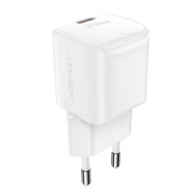 Зарядний пристрій Acefast A77 PD USB-C 30W White - фото 3