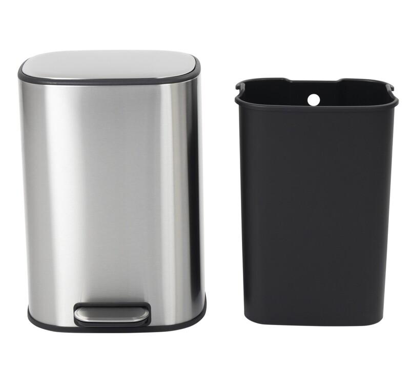 Відро для сміття MIXXUS Diverse-TC0105 MI7078 з кришкою та педаллю 5 л Сатин (258331) - фото 2