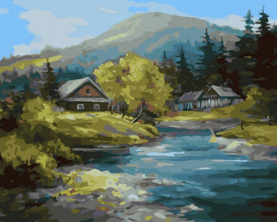 Картина по номерам Спокойствие в горах 40x50 см (BRM41810)