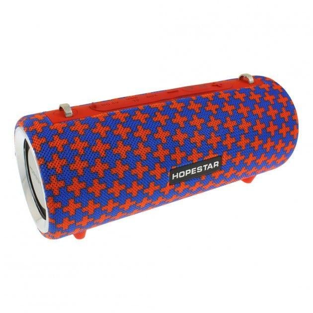 Колонка беспроводная Hopestar H39 IPX6 с FM-радио и PowerBank Сине-красный (00052) Колонка беспроводная Hopestar H39 IPX6 с FM-радио и PowerBank Сине-красный (00052)