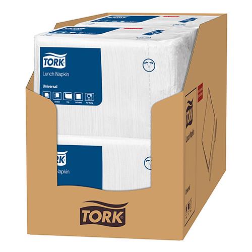 Салфетки Tork Universal 32x32 однослойные 500 шт. Белый (509300) - фото 2