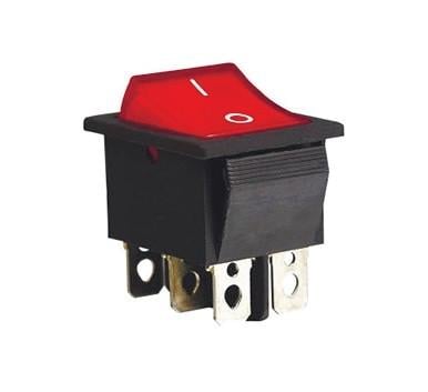 Переключатель TechnoSystems KCD2-202 R/B Red (1554871068)