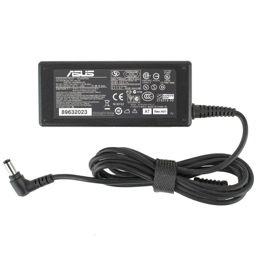 Блок питания для ноутбука Asus A40 19V 3,42A 65W 5,5x2,5 мм (203884)
