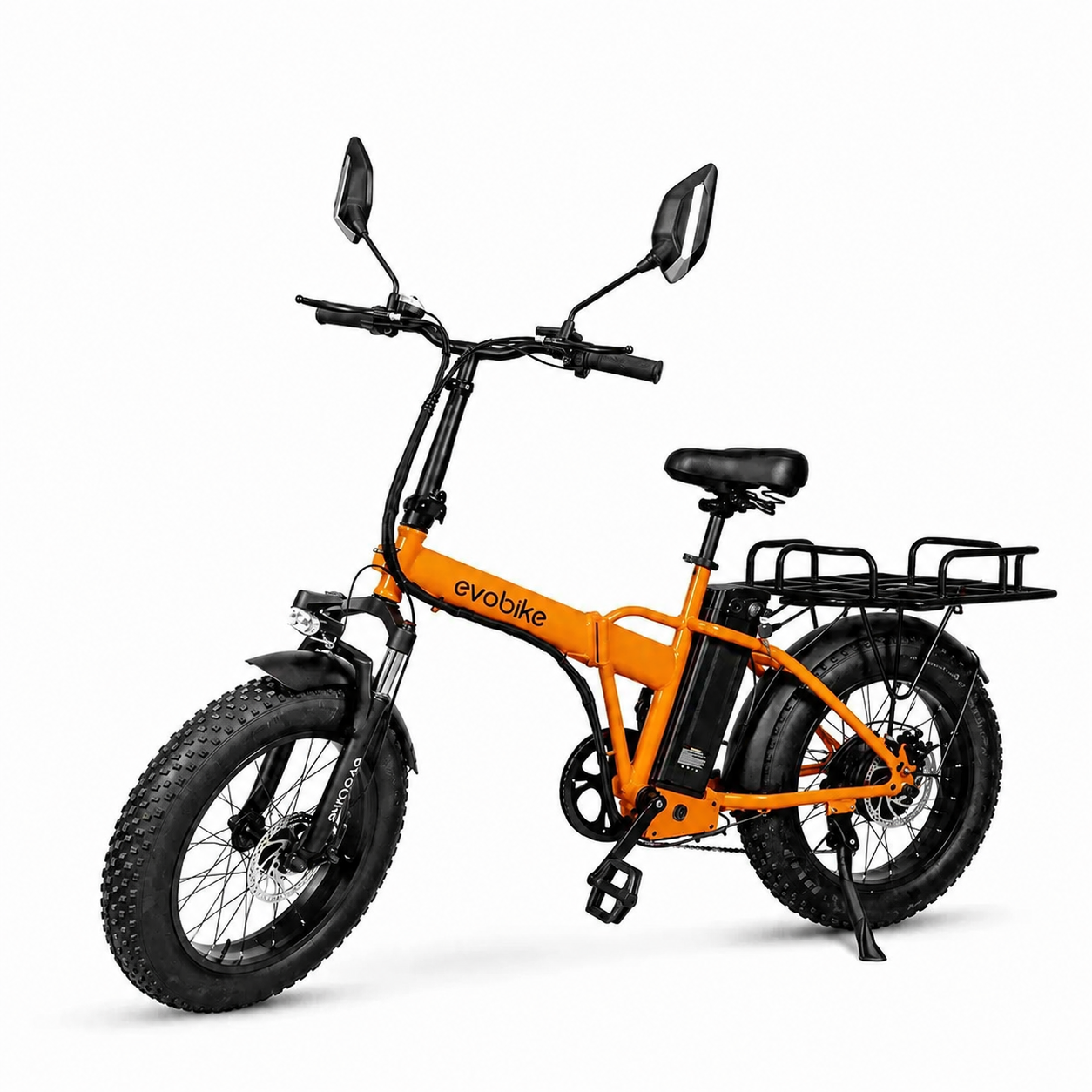 Электровелосипед EvoBike Storm V8S 1000W 48V 18Ah и грузовой багажник Оранжевый
