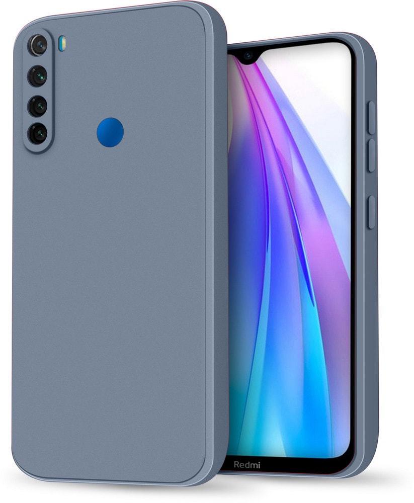 Силиконовый чехол HardCorner Xiaomi Redmi Note 8T (с микрофиброй) Gray Blue (37779-6D)