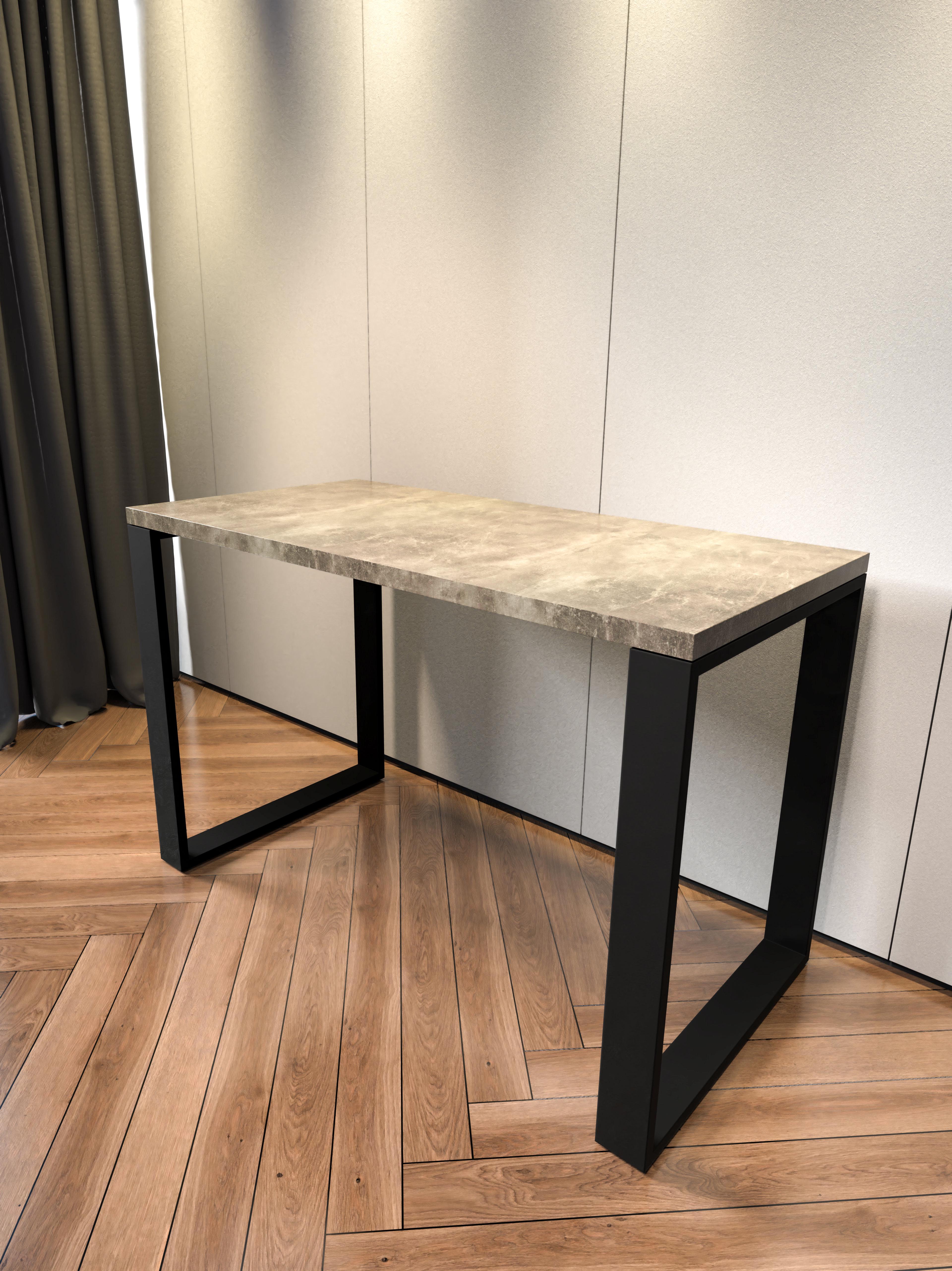 Компьютерный стол LIVORNO 120х60 см Бетон (NA51)