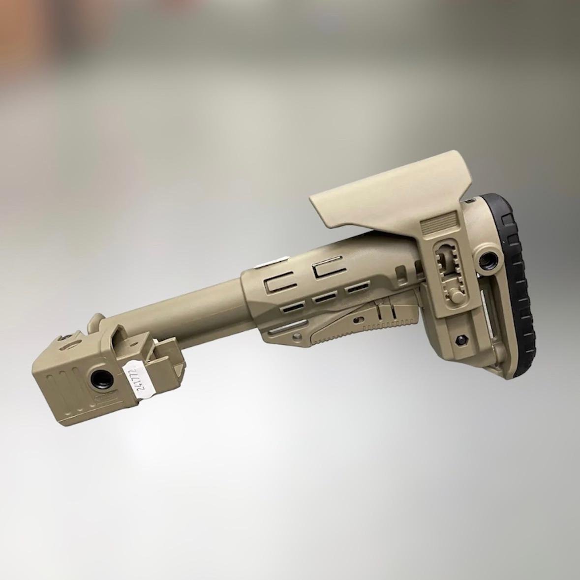 Пример складной DLG Tactical DLG-130-052 с трубкой Mil-Spec DLG-147 с регулирующим подщечником Койот (242244-241772) Пример складной DLG Tactical DLG-130-052 с трубкой Mil-Spec DLG-147 с регулирующим подщечником Койот (242244-241772)