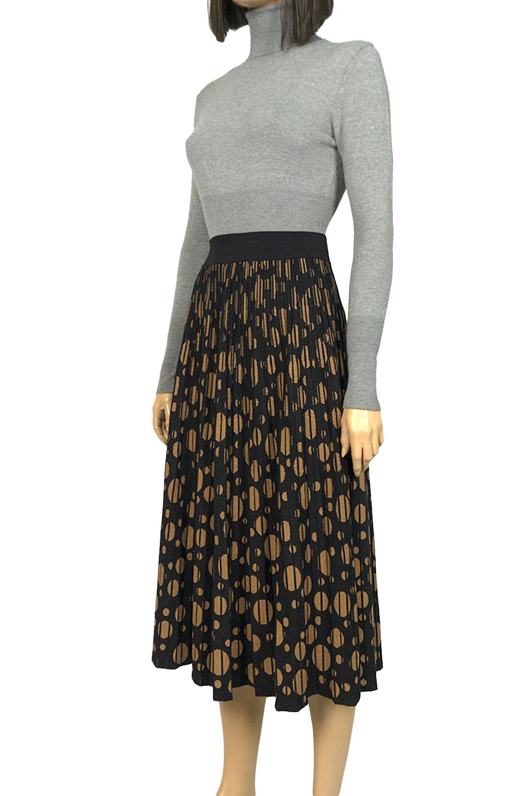 Юбка миди двусторонняя Forza Viva MW-KS-1906A трикотажная р. 46 Бежевый (17852314) - фото 5 Юбка миди двусторонняя Forza Viva MW-KS-1906A трикотажная р. 46 Бежевый (17852314) - фото 5